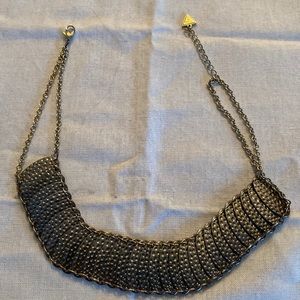 Guess Smokey grey & gold necklace